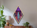The Phantom Of The Arcade, Canvas Textured Print, Retro Vaporwave Halloween Mashup Art, Halloween Canvas Prints