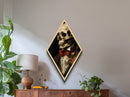 Spooky Halloween Art, Floral Skeleton, Canvas Textured Print, Skeletal Art, Halloween Art Print, Halloween Decoration, Halloween Printables