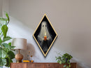 Victorian Halloween Art, Ghost Holding A Candle, Canvas Textured Print or Canvas, Dark Academia, Haunting Ghost, Halloween Decor
