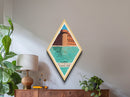 Dry Tortugas National Park Travel Poster Canvas Texture Print, Travel Decor Art, Midcentury Modern Retro Decor Florida Travel Art
