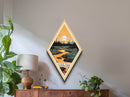 Kobuk Valley National Park Diamond Formed Adventure Poster Canvas Artwork Print, Canvas Wall Art, Travel Gift, Alaska Travel Art