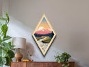 Kobuk Valley National Park Travel Poster Canvas Texture Print, Travel Decor Art, Midcentury Modern Retro Decor Alaska Travel Art