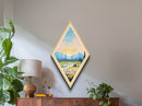 Kobuk Valley National Park Diamond Shaped Adventure Print Canvas Art Print, Canvas Wall Art, Travel Present, Alaska Travel Art
