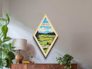 Kobuk Valley National Park Diamond Formed Travel Poster Canvas Artwork Print, Canvas Wall Art, Travel Gift, Alaska Travel Art