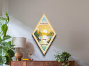 Voyageurs National Park Diamond Shaped Travel Poster Canvas Artwork Print, Canvas Wall Art, Travel Gift, Minnesota Travel Art