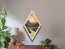 Big Bend National Park Travel Poster Canvas Texture Print, Travel Decor Art, Midcentury Modern Retro Decor Texas Travel Art