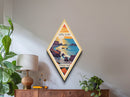 Channel Islands National Park Travel Poster Canvas Texture Print, Travel Decor Art, Midcentury Modern Retro Decor California Travel Art