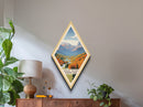 Retro Great Basin National Park Adventure Poster Wall Art Texture Print, Travel Decor Art, Midcentury Modern Decor Nevada Travel Art