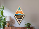 Great Basin National Park Diamond Formed Travel Print Wall Art Art Print, Canvas Wall Art, Travel Gift, Nevada Travel Art