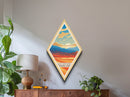 Great Sand Dunes National Park Diamond Shaped Travel Poster Canvas Art Print, Canvas Wall Art, Travel Gift, Colorado Travel Art