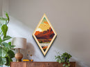 Guadalupe Mountains National Park Travel Poster Canvas Texture Print, Travel Decor Art, Midcentury Modern Retro Decor Texas Travel Art