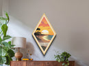 Indiana Dunes National Park Travel Poster Canvas Texture Print, Travel Decor Art, Midcentury Modern Retro Decor Indiana Travel Art