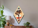 Joshua Tree National Park Adventure Poster Wall Art Texture Print, Travel Decor Art, Midcentury Modern Retro Decor California Travel Art