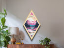 Kobuk Valley National Park Diamond Shaped Travel Poster Canvas Art Print, Canvas Wall Art, Travel Gift, Alaska Travel Art