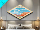 Capitol Reef National Park Diamond Shaped Travel Print Art Wall Art Art Print, Canvas Wall Art, Travel Gift, Utah Travel Art