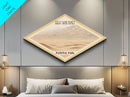Great Sand Dunes National Park Diamond Shaped Travel Poster Canvas Art Print, Canvas Wall Art, Travel Gift, Colorado Landscape