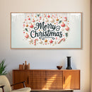 Merry Christmas Sign - Christmas Decor - Framed Canvas Print Sign - Canvas Sign - Xmas Decor -  Holiday Decor