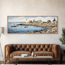 Maine Art Framed Canvas Print - Modern High-Quality Gicle Artwork, Eco Friendly and Durable - Framed Canvas Perfect for Gifts and Home Decor