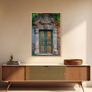 Change223 Colorful Indian Architecture Canvas Print, Traditional Art if India, Photography Print, Indian Wall Art, Living Room Decor