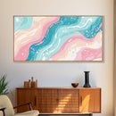 Retro 90s Style Wall Art, Bedroom Wall Decor, Aesthetic Decor, Vaporwave Wall Art, Pastel Shades Painting