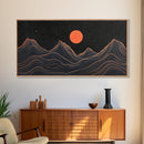 Retro Abstract Art, Art Deco Style, Atomic Age Inspired Wall Art, Pueblo Style Southwestern Art