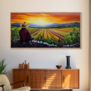 Mexicano Style Wall Art - Oil Painting Of A Farmer - Chicano Decor - Chicano Wall Art - Arte Mexicano - Cultura Mexicana Art