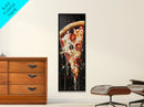 Pizza Painting Wall Art - Framed Canvas Print - Funky Kitchen Art - Kitsch Decor - Restaurant Wall Art