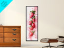 Vibrant Strawberry Art Framed Canvas Print Rustic Farmhouse Decor Fruit of the Spirit Wall Art Skinny Wall Art Kitchen Art Decor