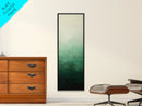 Sage Green Ombre Framed Canvas Print Minimalist Abstract Art Vertical Wall Decor Modern Green Wall Art Bedroom Accent Piece