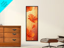Vibrant Orange Poppy Flower Framed Canvas Print | California Poppy Art | Wildflower Painting | Botanical Prints | Rustic Decor | Bedroom Art