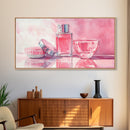 Light Pink Wall Art Canvas Print, Modern Minimalist Art, Whimsical Home Decor, Therapy Art Piece, Light Pink Abstract Art Gift Idea