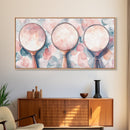 Magnifying Glasses Canvas Print Light Pink Wall Art Whimsical Art Coastal Wall Art Cottagecore Decor Rustic Artwork Gift Idea