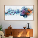 Vibrant Feminine Energy Canvas Print - Abstract Goddess Art Therapy Wall Decor - Whimsical Moody Brain Art for Home Office
