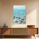 Tranquil Ocean, Coastal Decor, Seascape Painting, Coastal Landscape Art, Nautical Wall Art, Blue and Green Wall Art, Canvas Print
