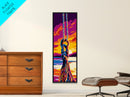 Swing Rope, Nautical Wall Art, Sunset Canvas Print, Coastal Home Decor, Beach House Art, Living Room Artwork, Boho Aesthetic