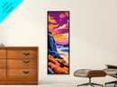 Ocean View, Sunset Sky, Coastal Art, Canvas Print, Living Room Wall Art, Nautical Art, Fall Colors, Bold Home Decor, Gift Idea