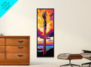 Lighthouse Sunset, Nautical Scene, Coastal View, Maritime Art, Framed Canvas Print, Beach House Decor, Ocean Lover Gift, Wall Art