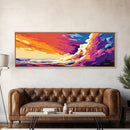 Ocean Wave, Abstract Seascape, Framed Canvas Print, Coastal Wall Art, Nautical Decor, Beach House Artwork, Living Room Art, Gift Idea
