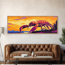 Giant Lobster, Fantasy Marine Art, Ocean Creature, Canvas Print, Surreal Coastal Painting, Nautical Living Room Decor, Sea Life Art