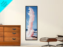 Ocean Wave, Water Splash, Abstract Seascape, Framed Canvas Print, Coastal Art, Nautical Theme, Beach House Wall Art, Modern Art