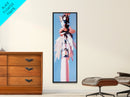 Feathered Totem, Tribal, Dreamy, Canvas Print, Boho Wall Art, Ethereal Painting, Spiritual Decor, Modern Artistic Decor