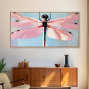 Dragonfly Art, Nature Wall Decor, Boho Insect Artwork, Minimalist Dragonfly Print, Botanical Aesthetic, Modern Canvas Print