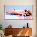 Driftwood, Coastal Nature Print, Organic Modern Decor, Framed Canvas Print, Minimalist Beach House Wall Art, Neutral Earthy Aesthetic