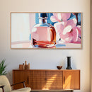 Perfume Bottle, Feminine Art, Chic Wall Decor, Canvas Print, Modern Glam Art, Elegant Painting, Fashion Inspired Art, Dressing Room Art