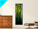 Abstract Forest, Green Nature, Textured Painting, Boho Wall Art, Canvas Print, Modern Home Decor, Living Room Art, Earthy Tones