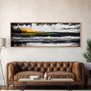 Mountain Reflection, Forest Lake, Scenic Landscape, Nature Canvas Print, Framed Canvas Print, Living Room Art, Wilderness Wall Art