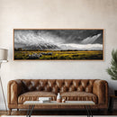 Green Ocean Wave, Coastal Wall Art, Surf Decor, Abstract Seascape Painting, Modern Beach House Art, Ocean Lover Gift, Canvas Print