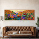 Floral Pipe Still Life, Colorful Mountain Flowers, Nature Decor, Canvas Print, Southwestern Wall Art, Rustic Autumn Vibe, Kitchen Accent