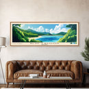 Blue Lagoon, Malasyia Panoramic Print, Vacation Gift, Malasyia Wall Art, Vacation Wall Art, Vacatation Memories, Beach Decor, Beach Or Lakehouse Art