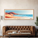 Dalia Beach, Morocco Panoramic Beach Print, Vacation Gift, Morocco Wall Art, Beach Painting, Beach Decor, Beach Painting